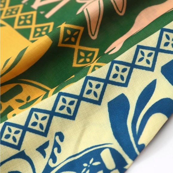 Alexia Printed Cut Out Halter Backless A-Line Midi Dress - Picture 8 of 8